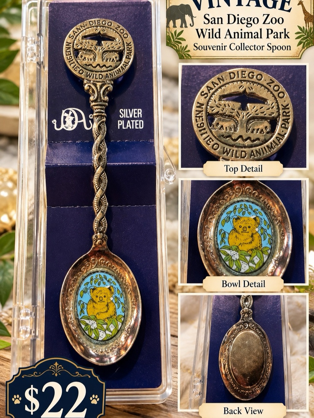 San Diego Zoo Souvenir Spoon